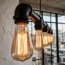 Kit 3 Lâmpadas LED Filamento Vintage ST64 4W — Luz Âmbar