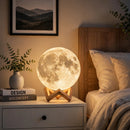 Luminária de Lua Cheia 3D LED