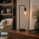 Luminária de Mesa Joy em Alumínio — Design Retrô Premium