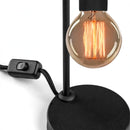 Luminária de Mesa Joy em Alumínio — Design Retrô Premium