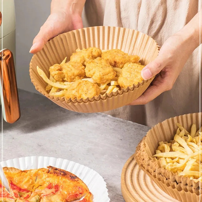 Forro Antiaderente para Air Fryer – Kit Prático