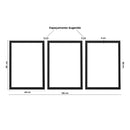 Kit de Quadros Decorativos Praia e Mar – 3 Peças