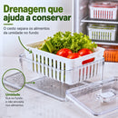 Kit 6 Organizadores 2,2 Litros de Geladeira Acrílico