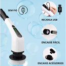 Escova Elétrica Premium 9 em 1