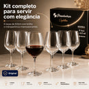 Kit 6 Taças de Cristal Premium 615ml