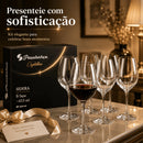 Kit 6 Taças de Cristal Premium 615ml
